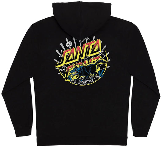 Santa Cruz Kendall Wolf Dot Hoodie Black
