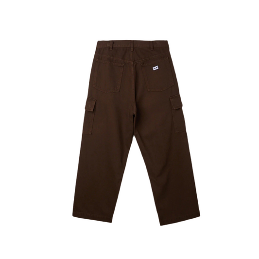 Obey Giant Parachute Cargo Pants Brown