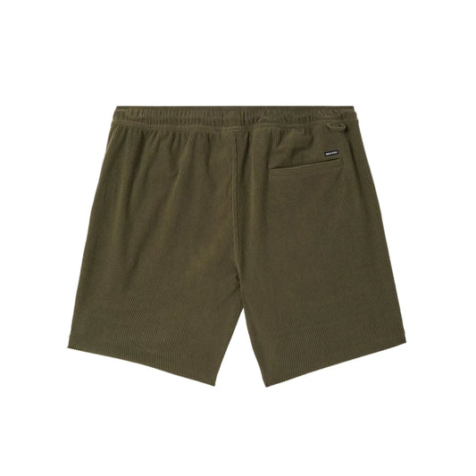 Brixton Everyday Corduroy Shorts Dark Olive