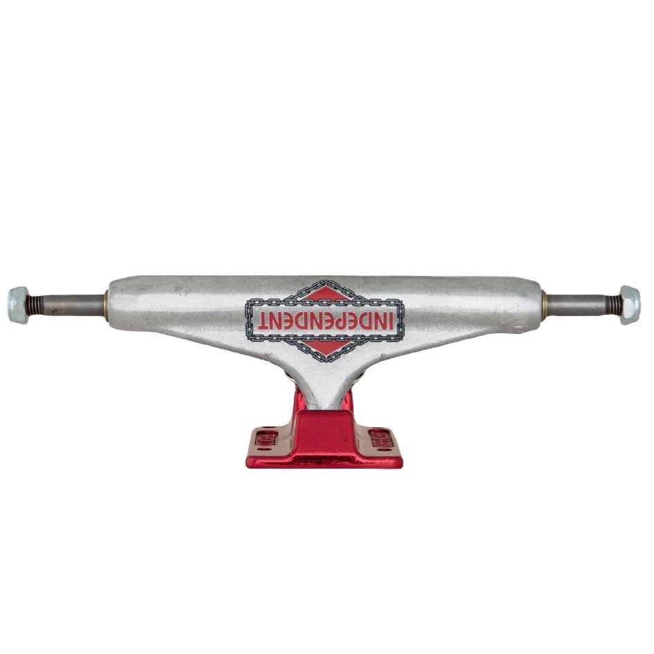 Stage 11 Forged Hollow Chain Breaker Silver / Ano Red Independent Skateboard Truck