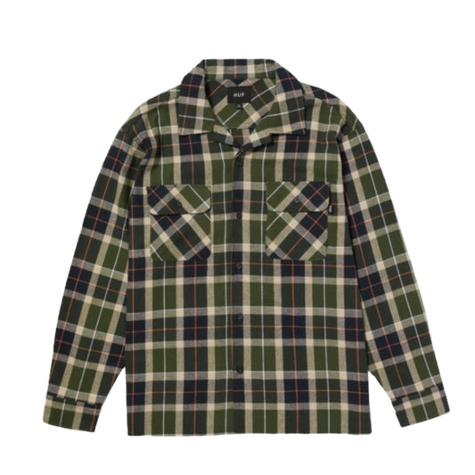 Huf Prescott Flannel Shirt Pine