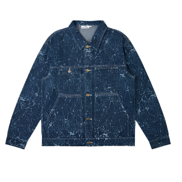 Come Sundown Toil Denim Jacket Blue