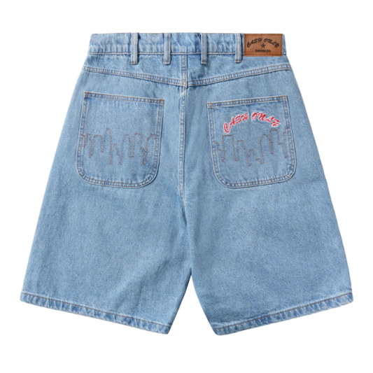 Cash Only Logo Denim Shorts