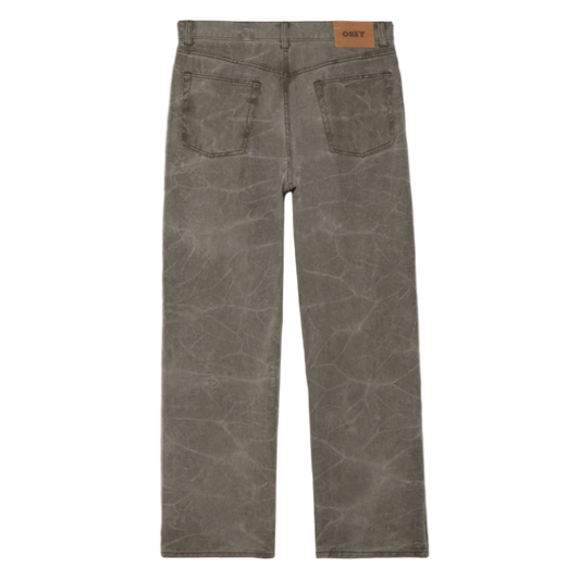 Obey Classic Wrinkle Baggy Denim Pant