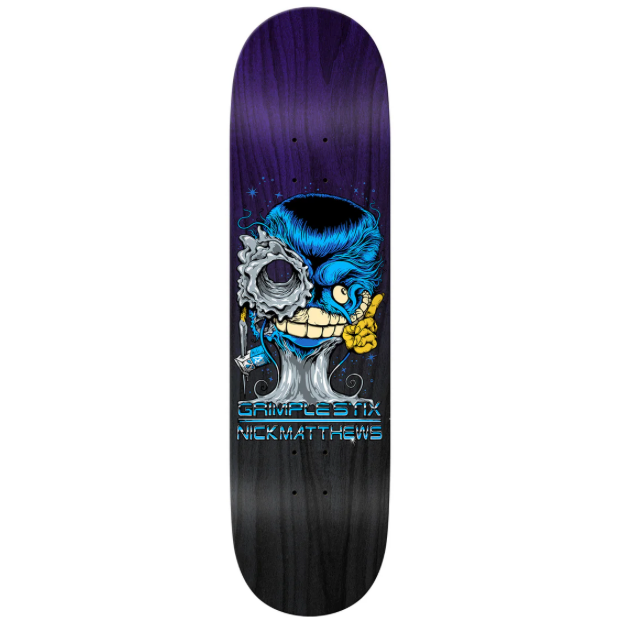 スケートボード grimple stix NIGHT RIGHT GRIMPLE STIX GERWER GRIMPLE ZAP– Bluetile Skateboards