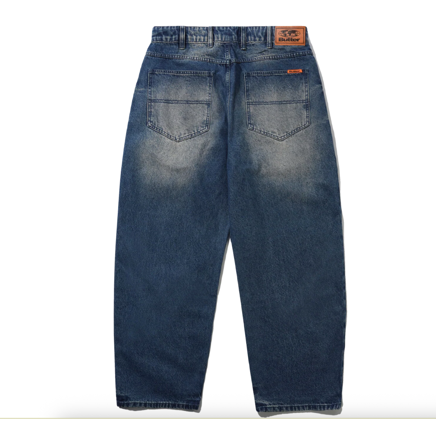 Butter Goods Baggy Denim Jeans Dark Indigo