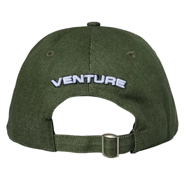 Venture Trucks Hat Retro V Strapback Olive Denim