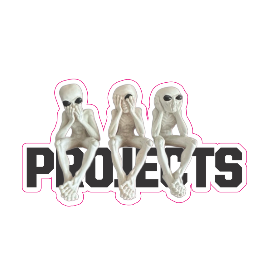 Projects Aliens Sticker