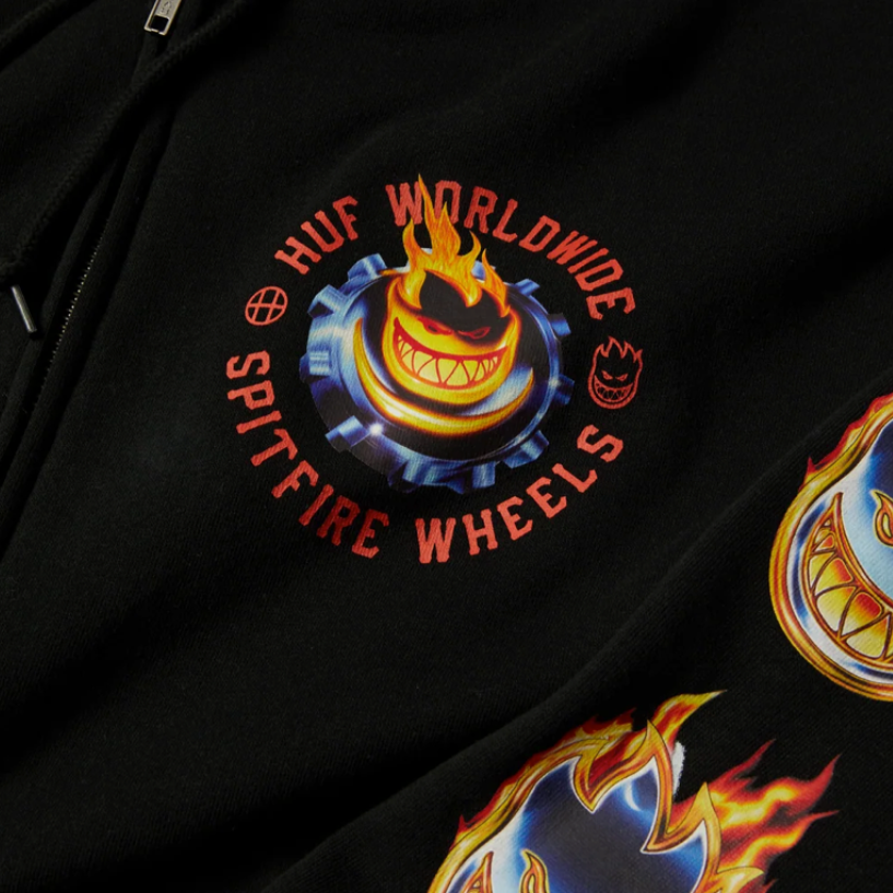 Huf x Spitfire Chrome Head Hoodie
