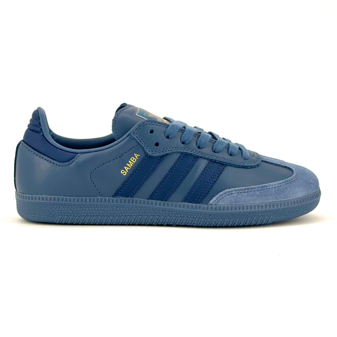 Adidas Samba ADV Preloved Ink/Gold Metallic Brooklyn Projects Adidas Samba ADV Preloved Ink/Gold Metallic Brooklyn Projects