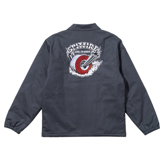 Spitfire Wheels Burnout Jacket Charcoal
