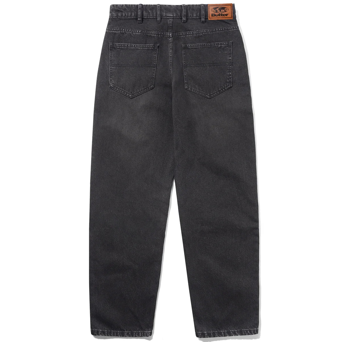 Butter Goods Straight Leg Denim Jeans Tinted Black