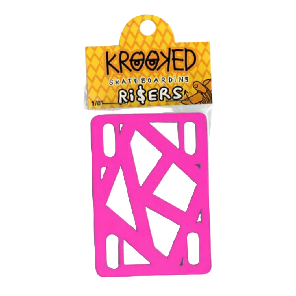 Krooked Risers 1/8" Hot Pink