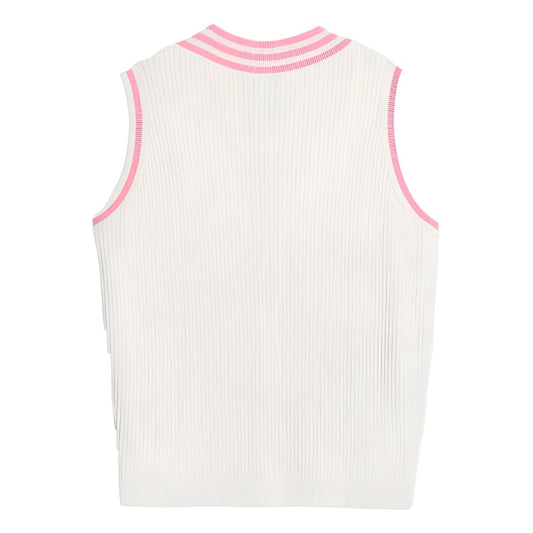 Adidas Maxallure Sweater Vest Chalk White/Bliss Pink