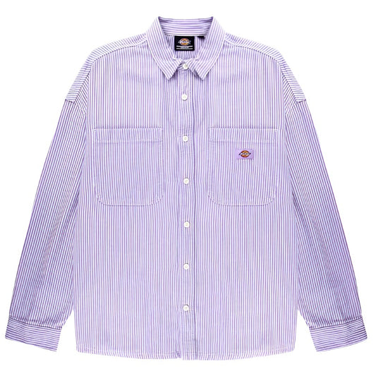 Dickies Hickory Stripe Button-Up Work Shirt