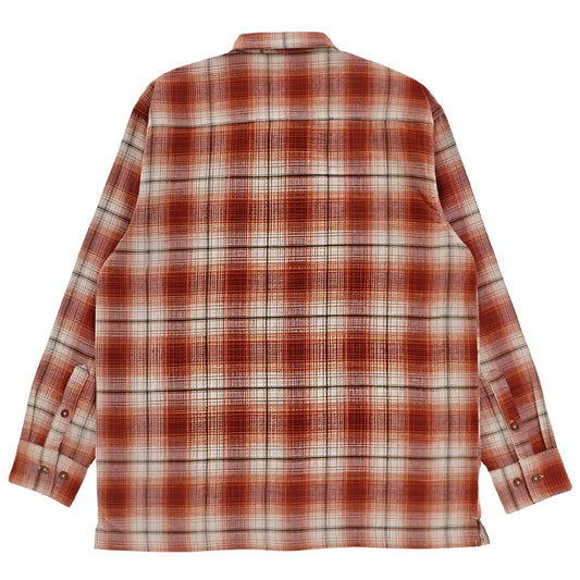 Dickies Ronnie Sandoval Brushed Flannel Shirt Rust Brown
