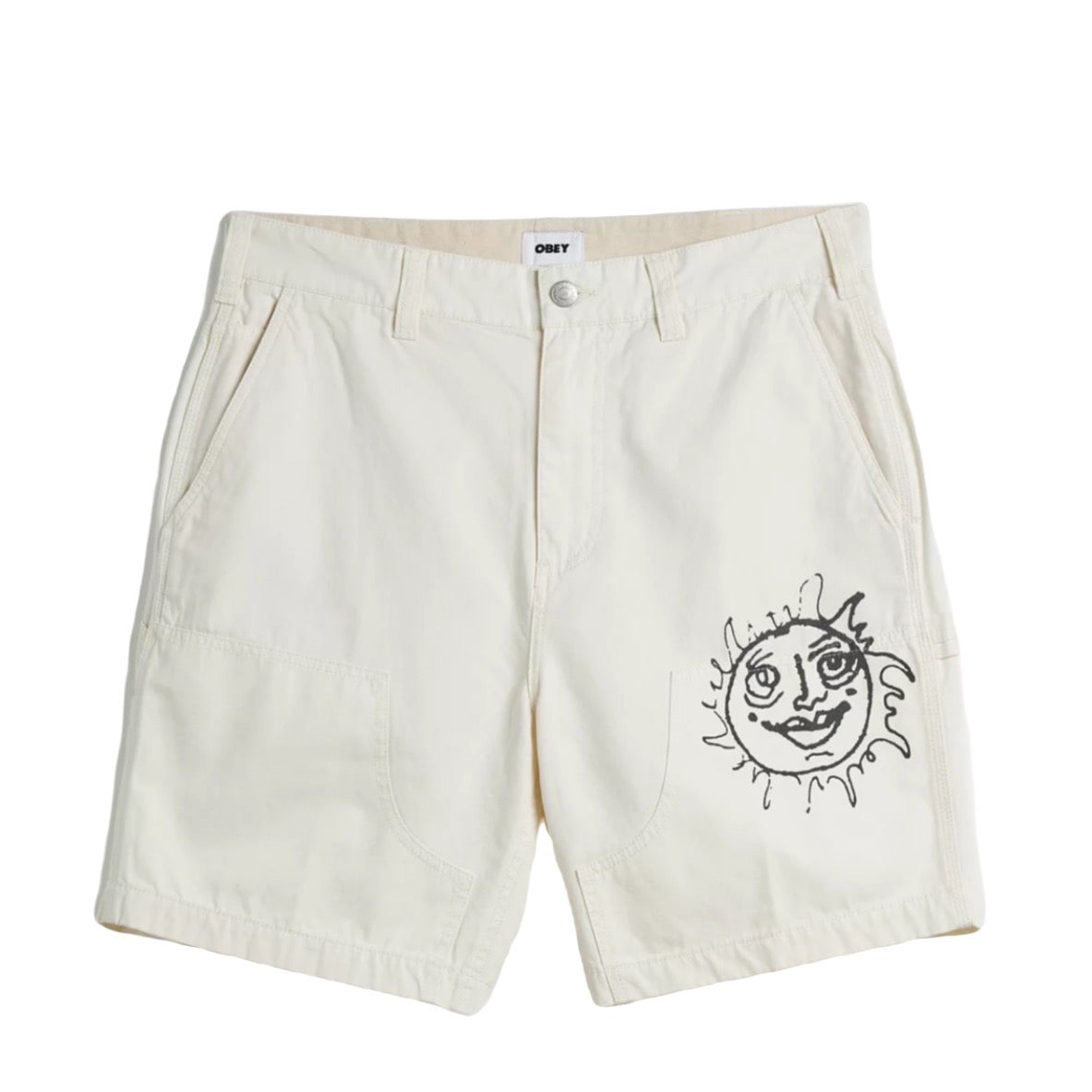 Obey- Delta Carpenter Shorts Unbleached