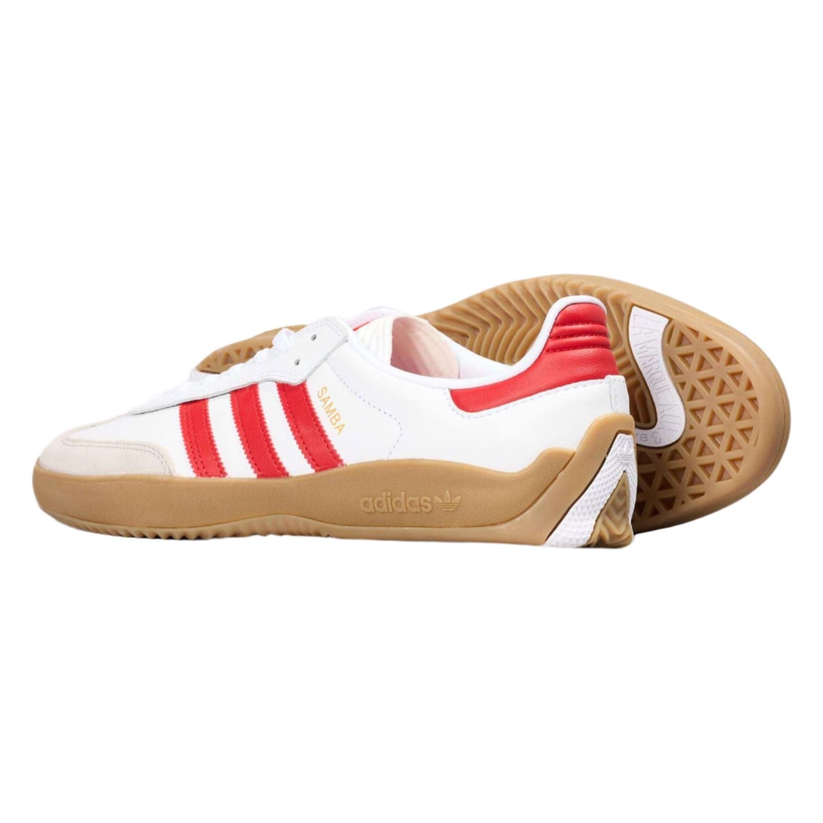 adidas Puig Samba (White/Better Scarlet/Gum) 10.5 adidas Puig Samba (White/Better Scarlet/Gum) 10.5