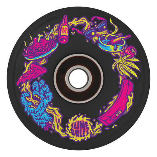 Slime Balls Limited Edition 60mm Light Ups Neon Vomit 78a