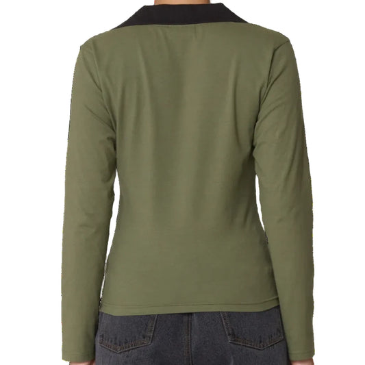 Obey Medea Collared Longsleeve