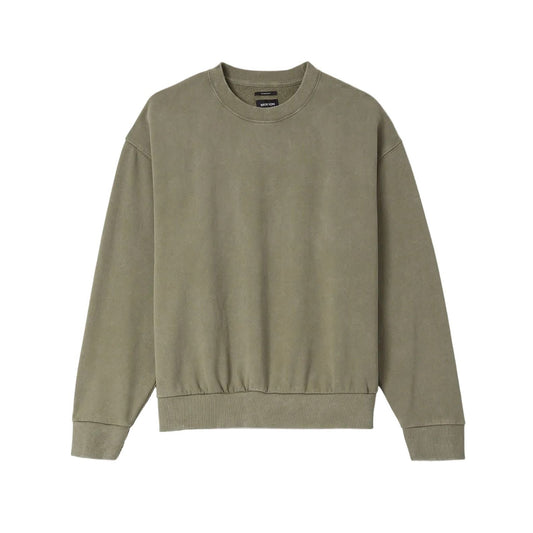 Brixton Baseline Crew Fleece Olive Surplus Vintage Wash