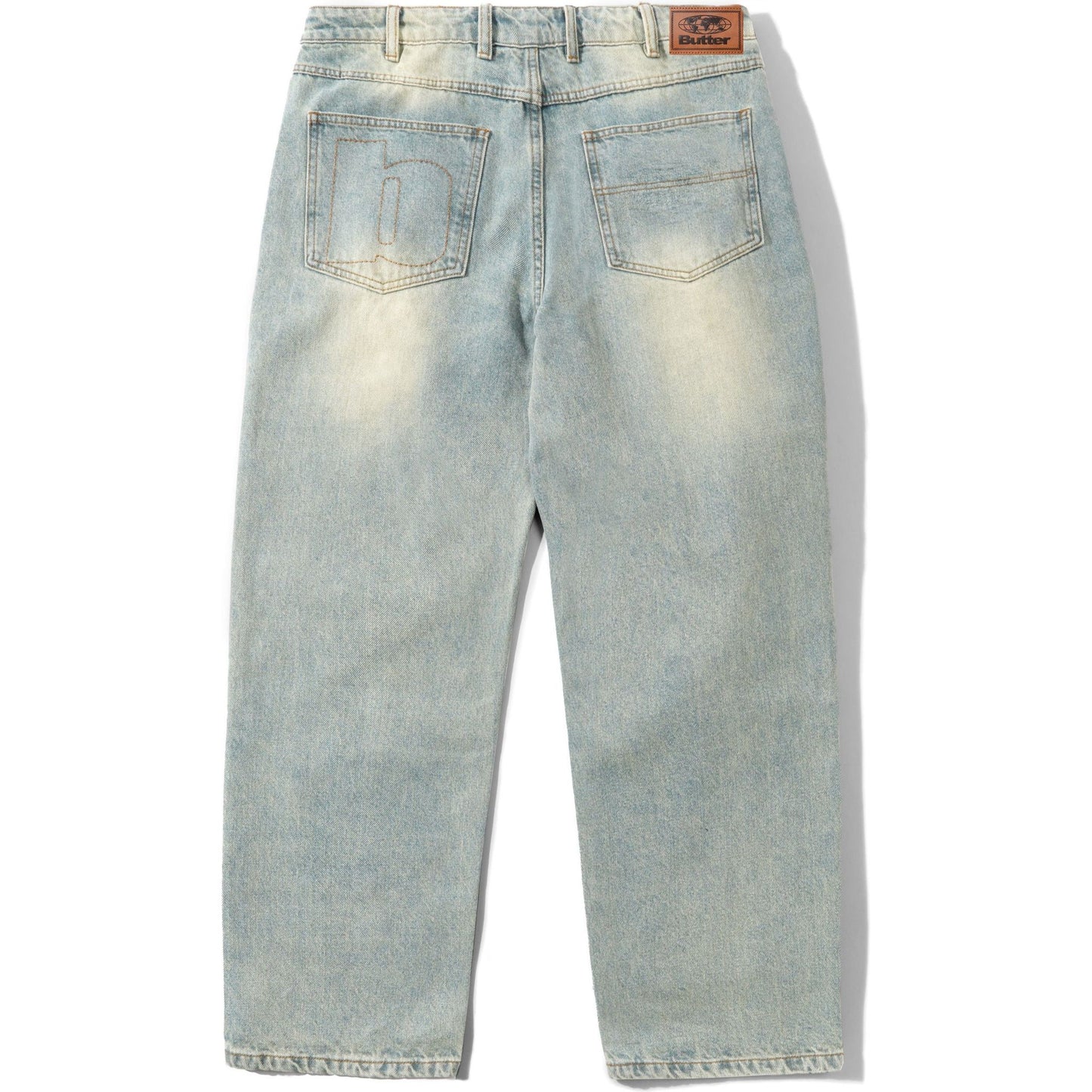 Butter Goods Ace Denim Jeans Distressed Light Blue