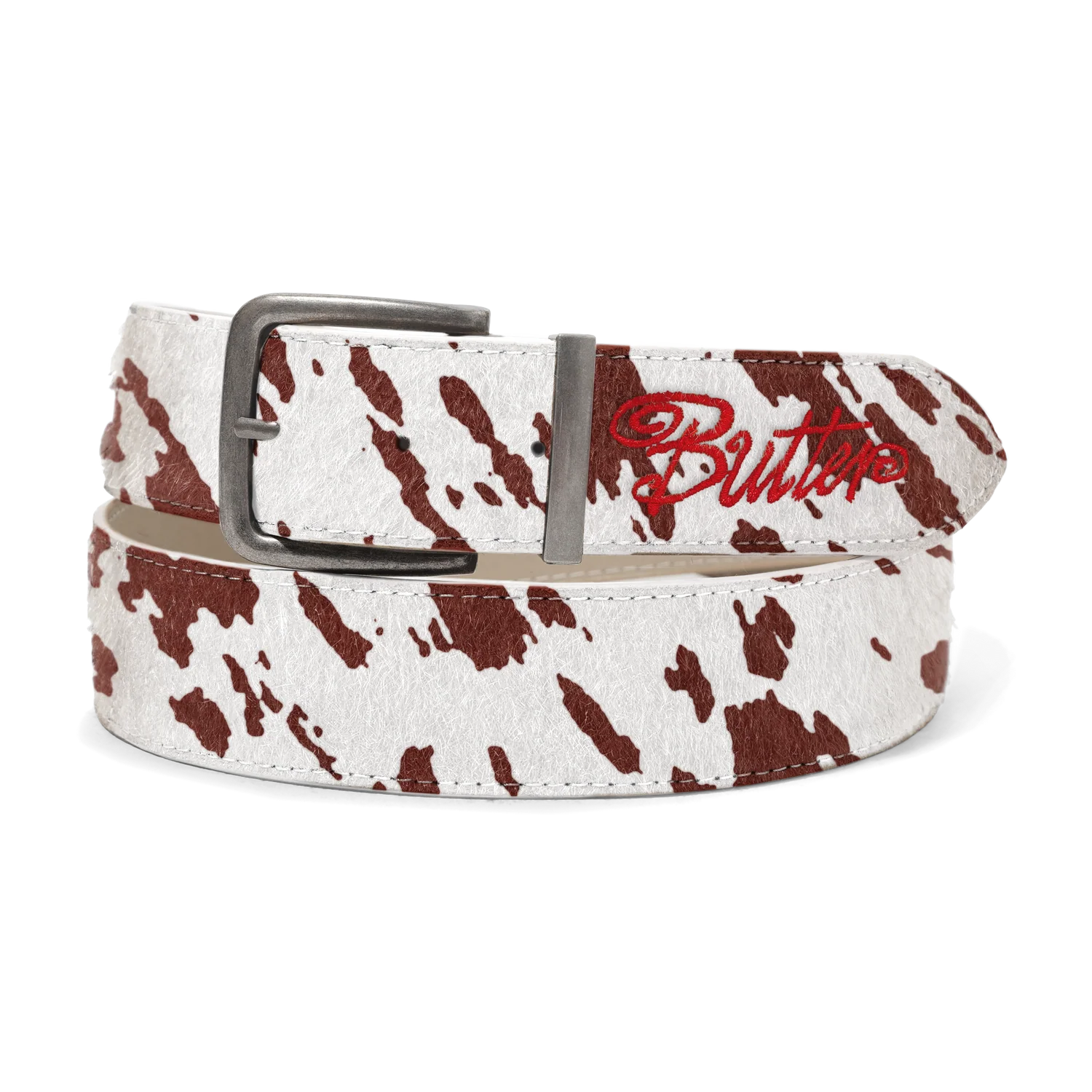Butter Goods Animal Hide Belt Cow