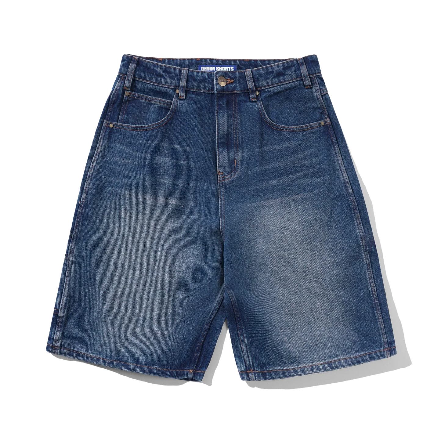 Butter Goods Baggy Denim Shorts Distressed Indigo