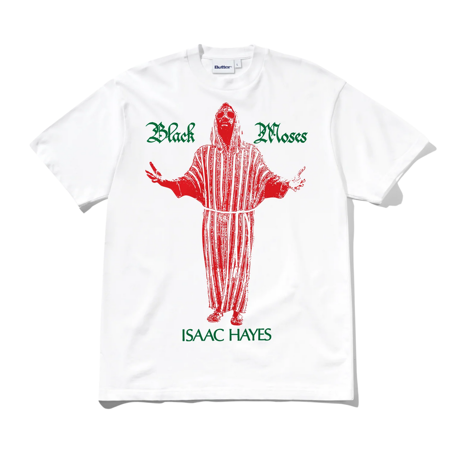 Butter Goods Black Moses Tee White