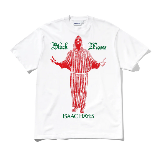 Butter Goods Black Moses Tee White