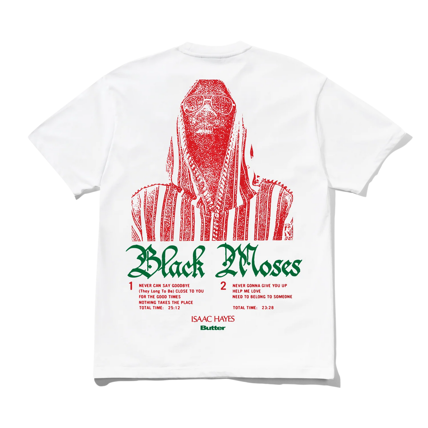 Butter Goods Black Moses Tee White