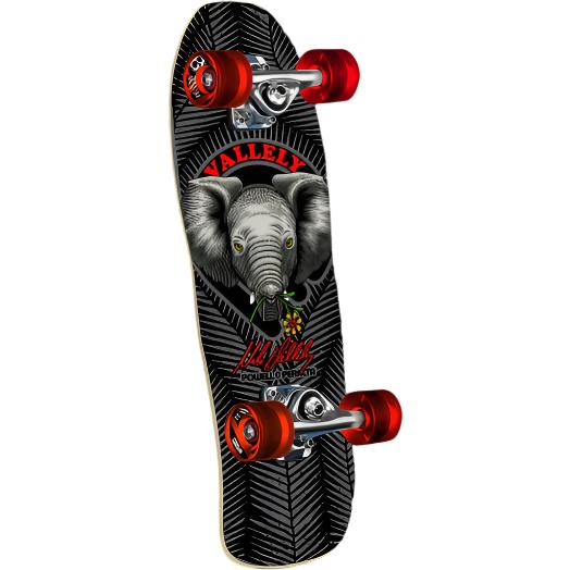 Powell Peralta Mini Vallely Baby Elephant Black Birch Complete Skateboard - 195 K16 - 8 x 26.06