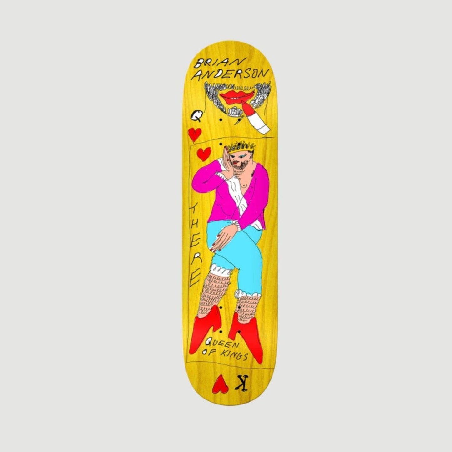 There Skateboards "Queen of Kings" Brian Anderson Guest Pro 8.5