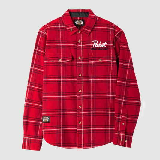 LMC X PBR Woven Flannel Red
