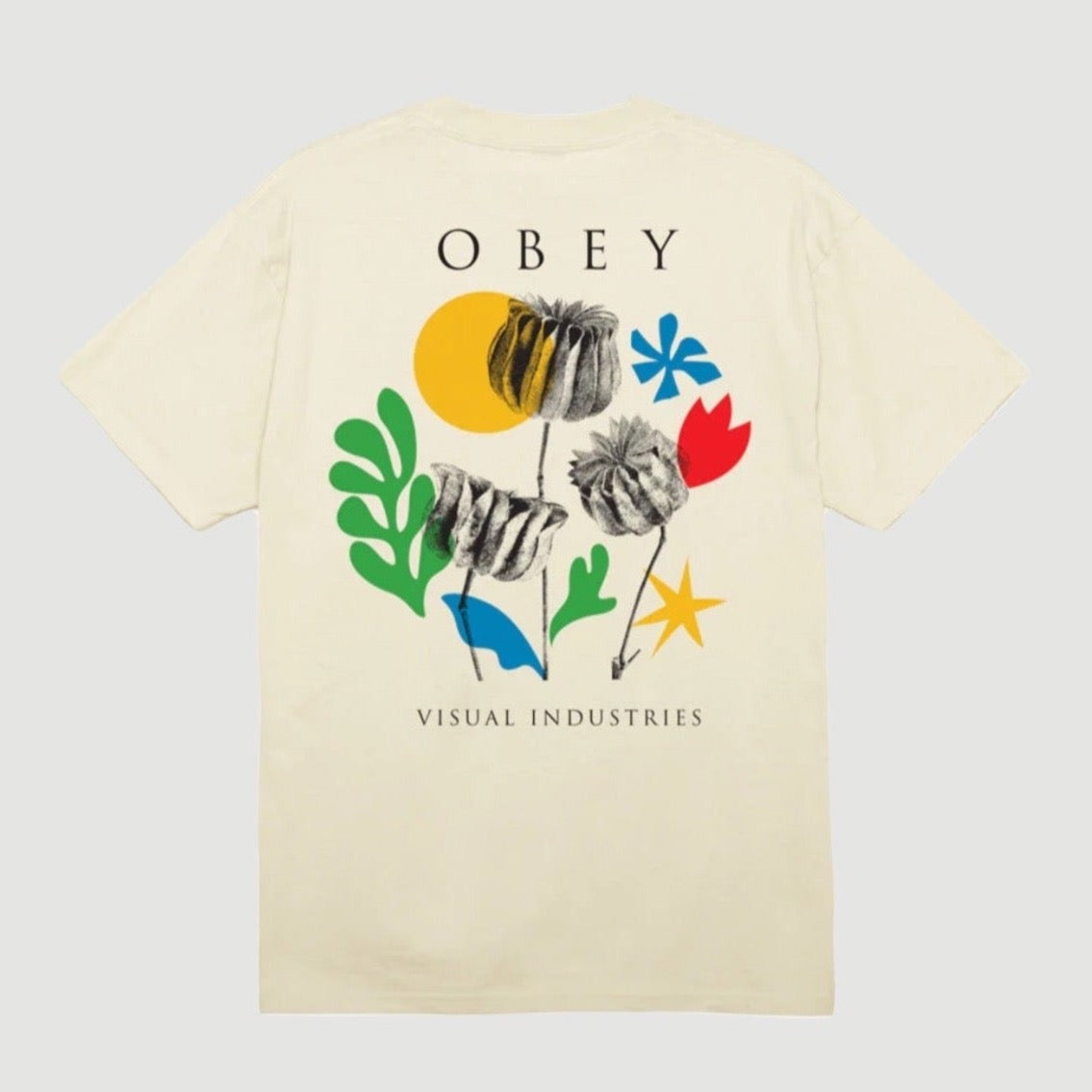 Obey Flowers Papers T-Shirt