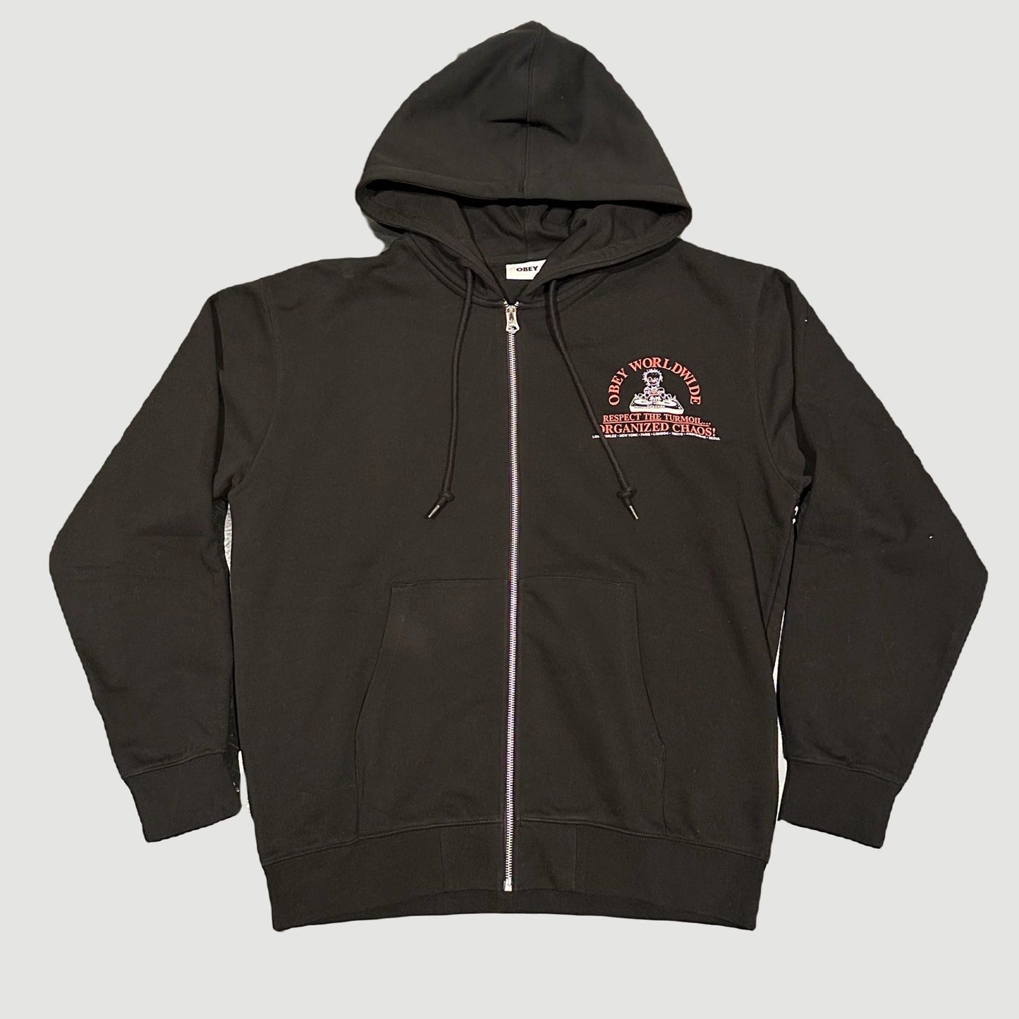 Obey Organized Chaos Zip-Up Hoodie