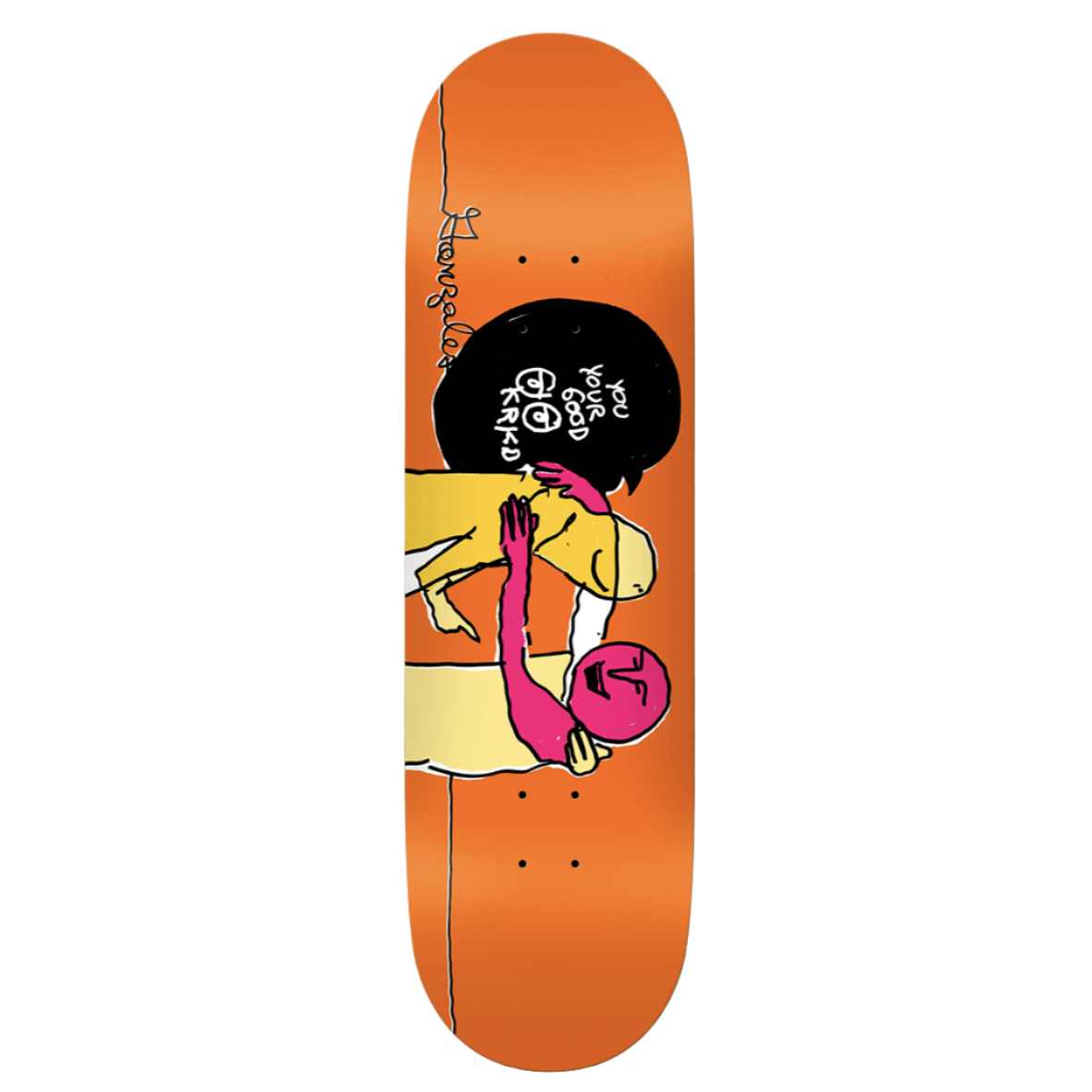 Krooked Gonz Your Good Skateboard Deck 9.02