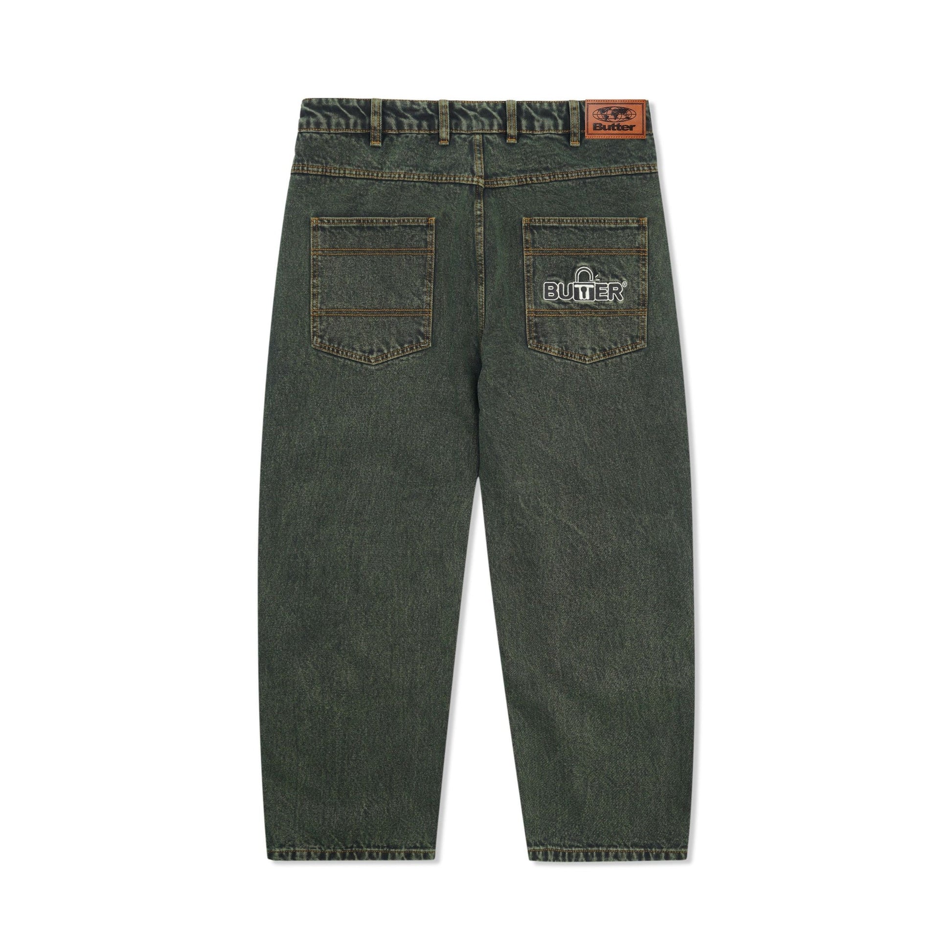 Butter Goods Lock Baggy Denim Jeans Washed Ivy