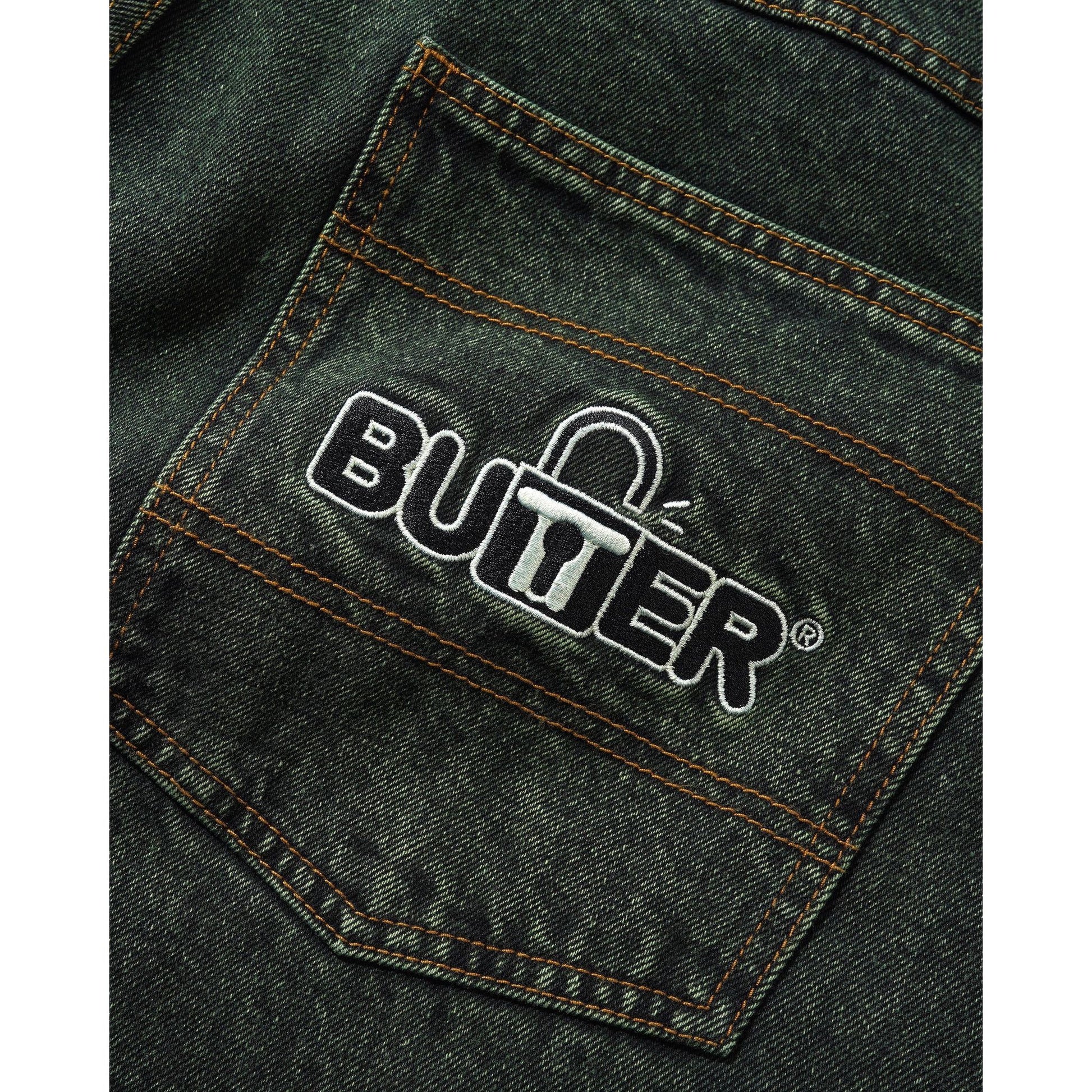 Butter Goods Lock Baggy Denim Jeans Washed Ivy