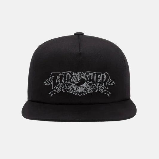 Thrasher Mag Banner Snapback Black