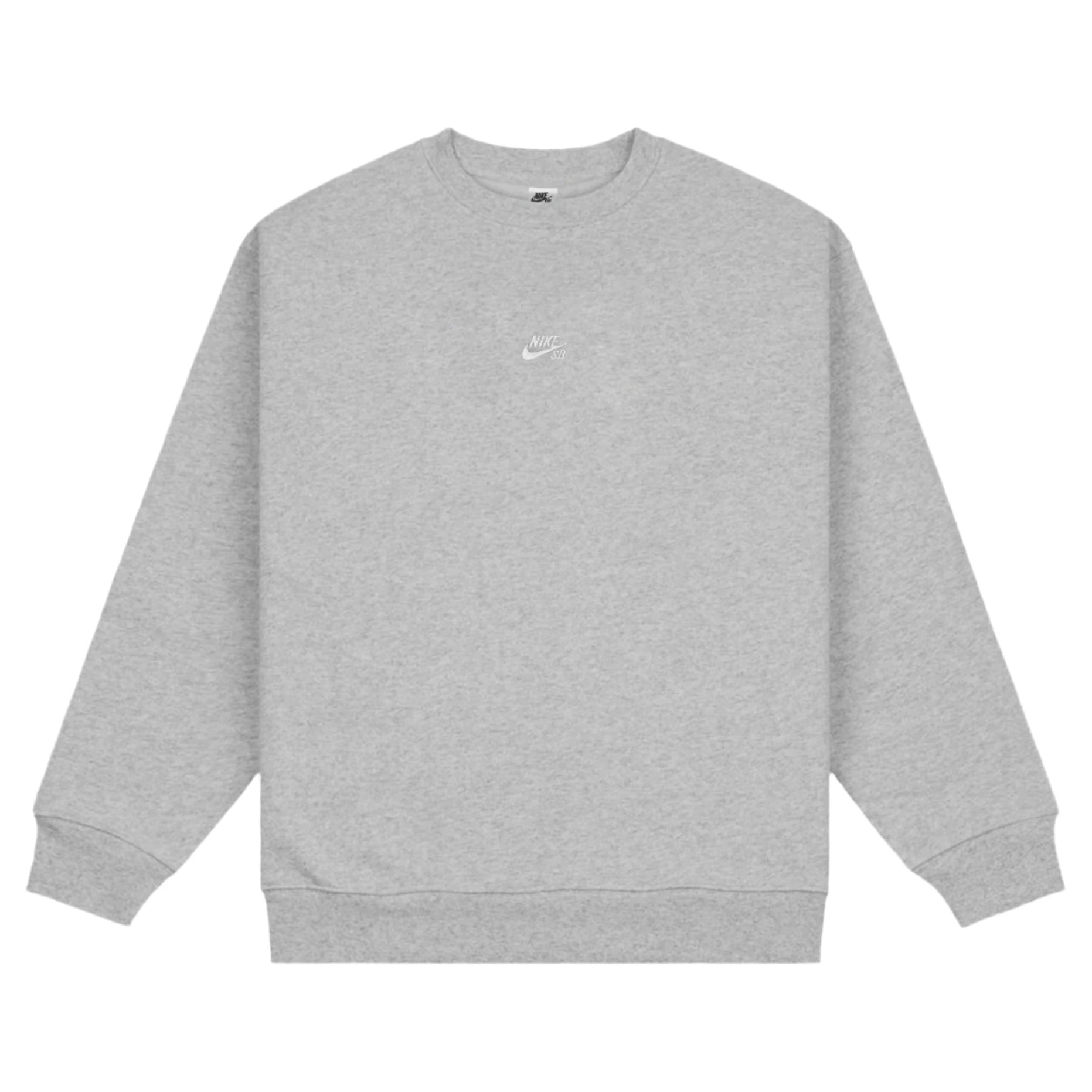 Nike SB Crewneck - Dark Grey Heather/White