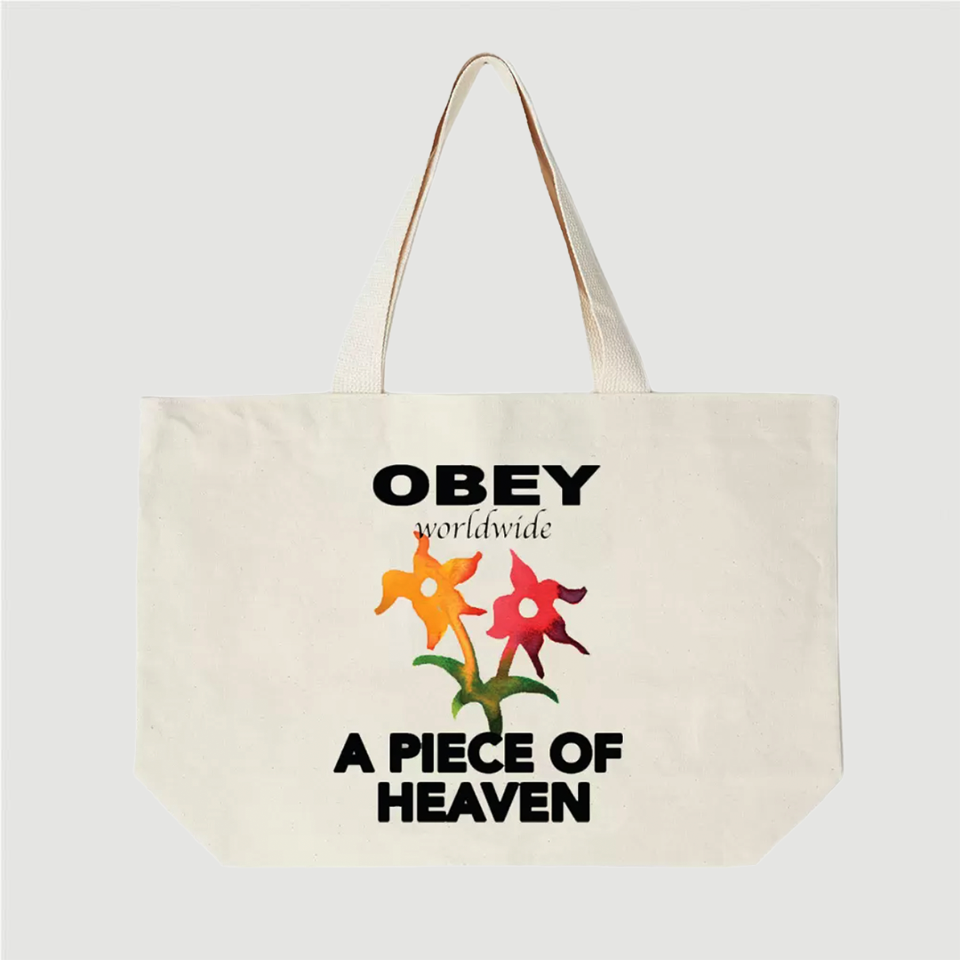 Obey A Piece of Heaven Tote Bag Cream