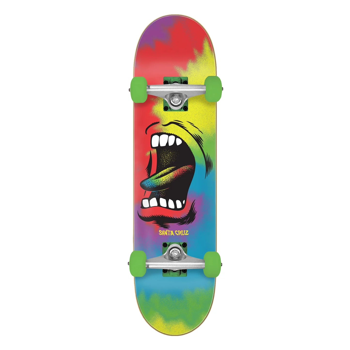 Santa Cruz Big Mouth Tie Dye Skateboard Complete