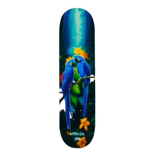April Skateboards rayssa blue macaw 8.25 deck