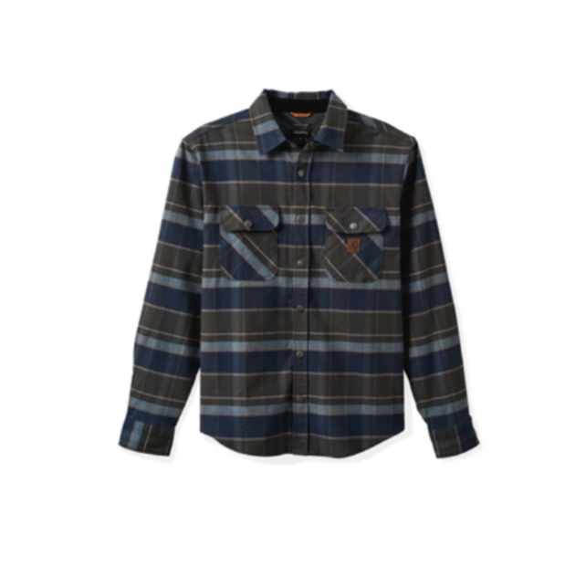 Brixton Builders Bowery Stretch Water Resistant L/S Flannel