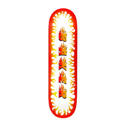 Baker Casper Brooker Flama Blanca Deck 8.25