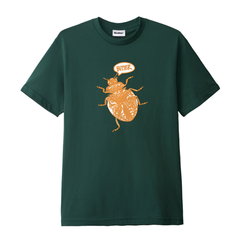 Butter Goods Beetle Tee DRK Forest