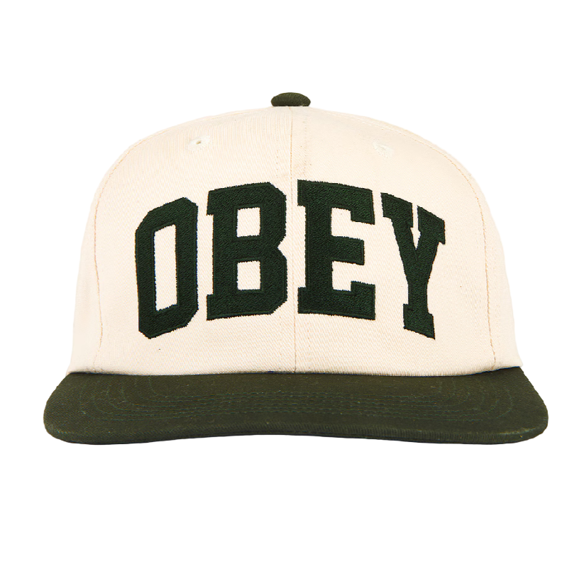Obey Collegiate 6 Panel Stapback