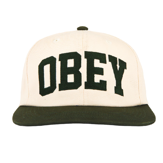 Obey Collegiate 6 Panel Stapback