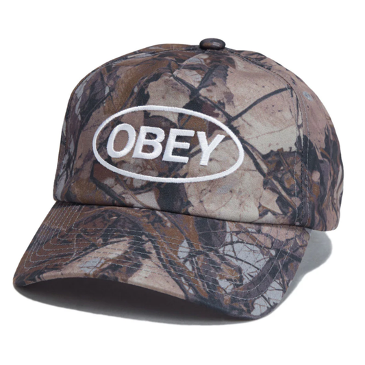Obey Oval 5 Panel Cap